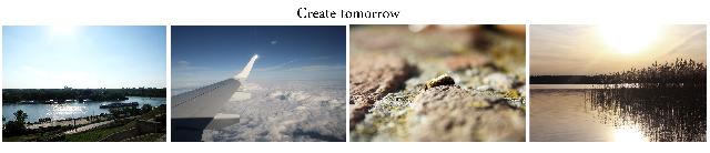 Create tomorrow