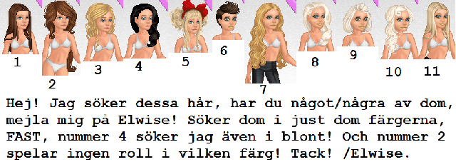 Gosupermodel hår!