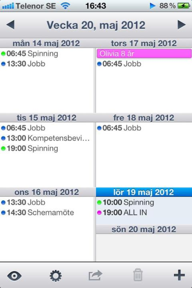 Iphonekalender