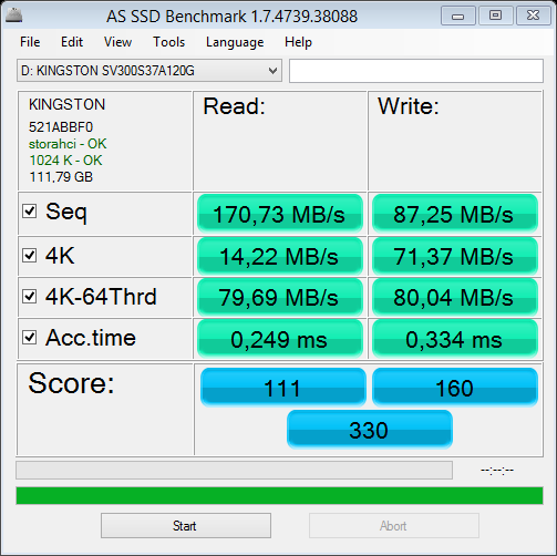 Kingston v300 120gb