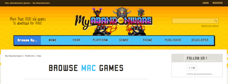 Mac game area