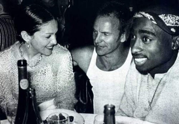 Madonna sting and tupac hanging out