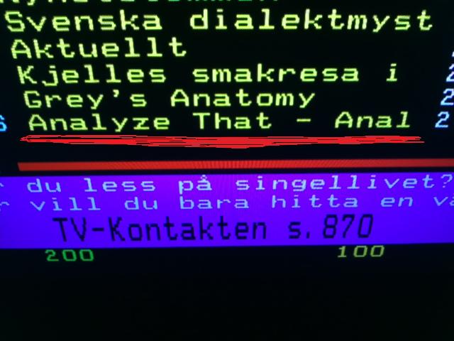 Text tv kan man lita på.