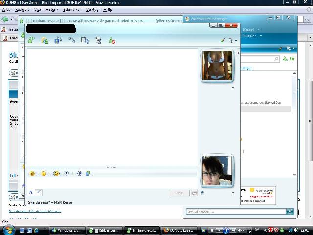 Tjej på msn